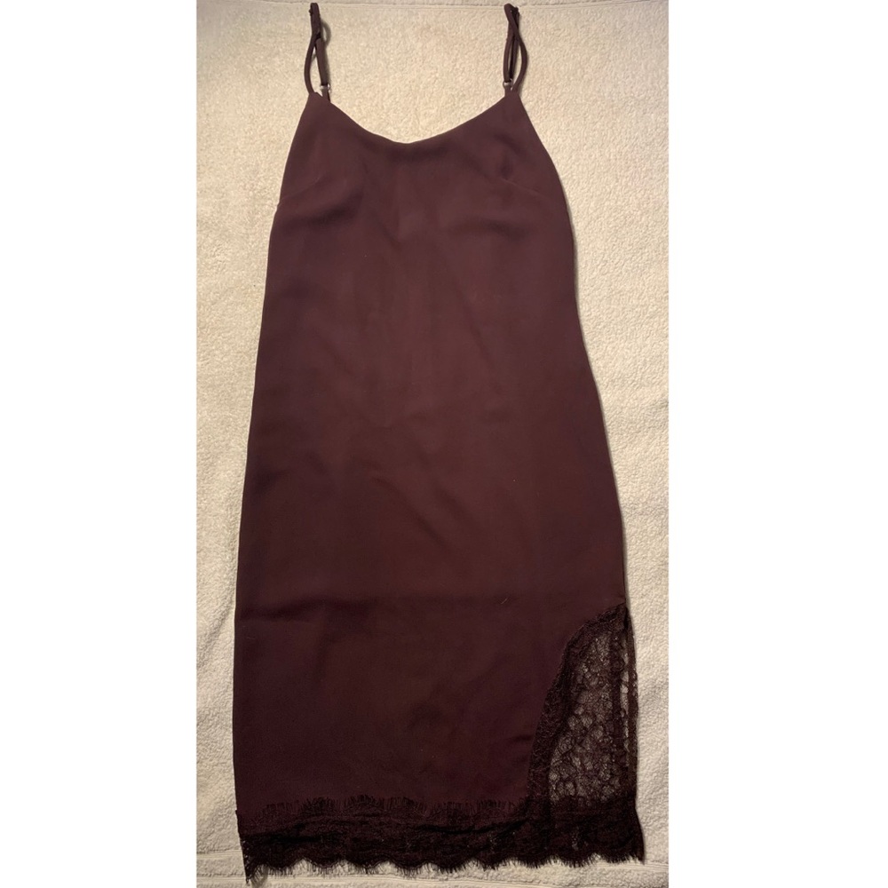 Maroon Purple Slip Dress